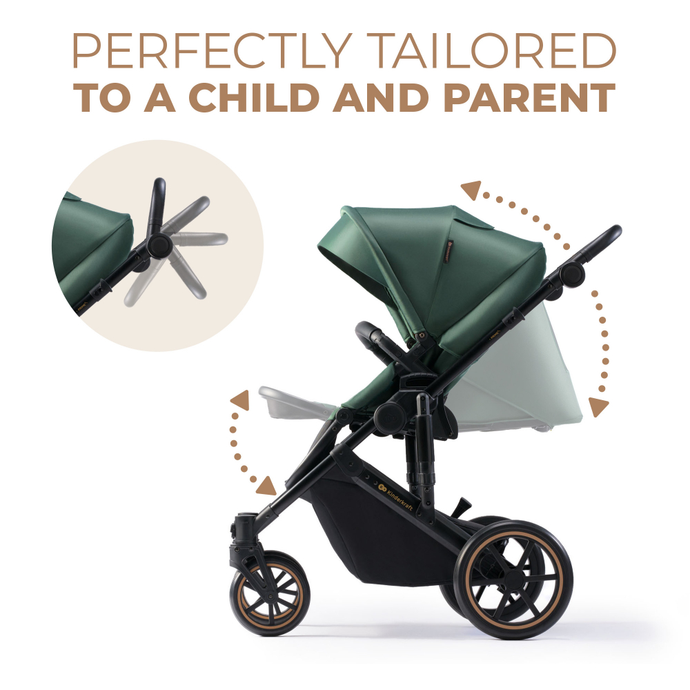 Kinderkraft Prime 2: Carucior Modular Confort - imagine 6