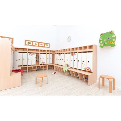 Taburet Moje Bambino antiderapant, stivuibil, 26cm - imagine 2