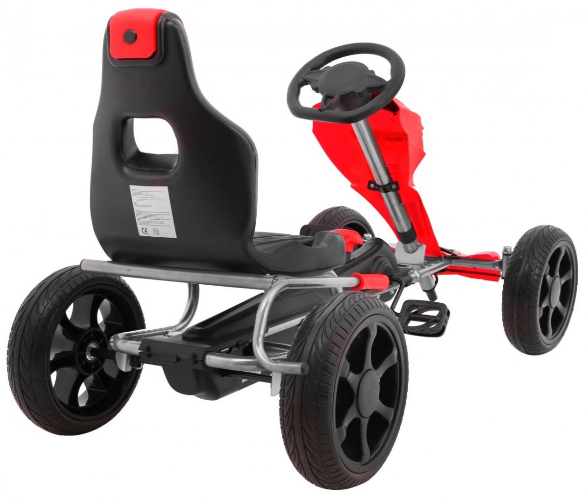 Kart cu Pedale Grand Ride Rosu | Autokids - imagine 6