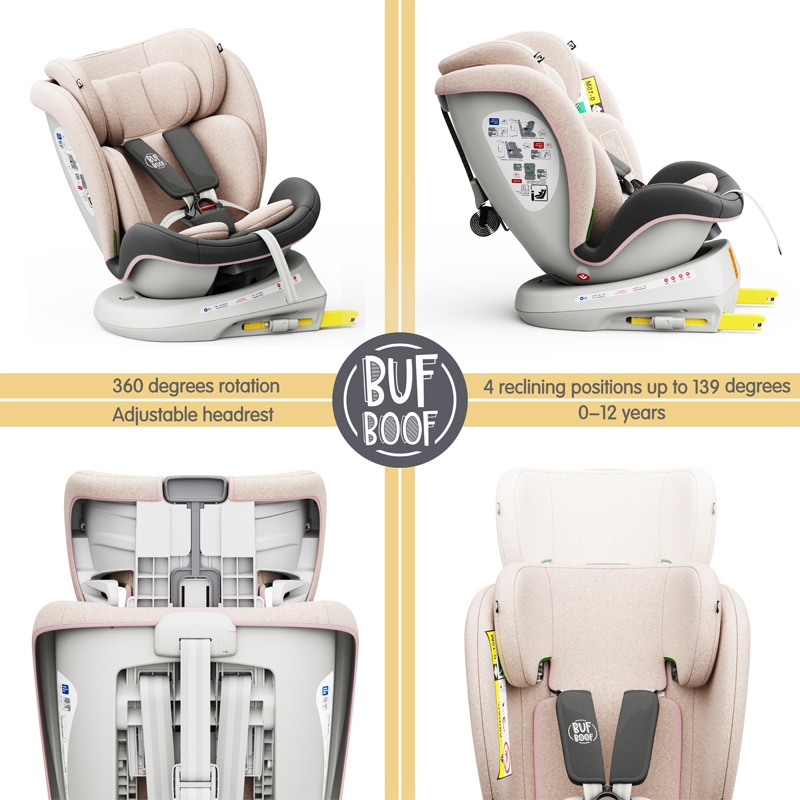Scaun Auto Buf Boof Tweety Plus Deluxe 360° i-Size - imagine 2