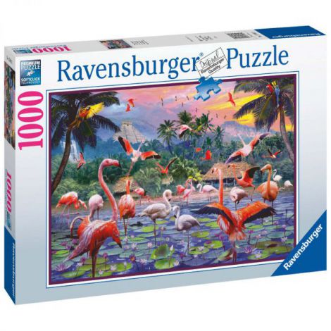 Puzzle Flamingo 1000 piese Ravensburger - imagine 3