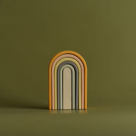 Curcubeu Mini Lemn Minmimcph | Jucarie Creativă - imagine 2