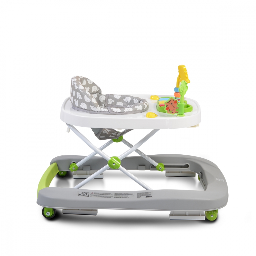 Premergator 2 in 1 Moni Zoo Grey | Primii Pasi Siguri - imagine 2