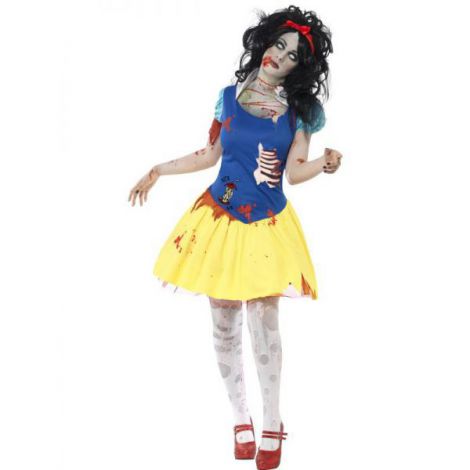 Costum Zombie Alba Ca Zapada Smiffys Halloween