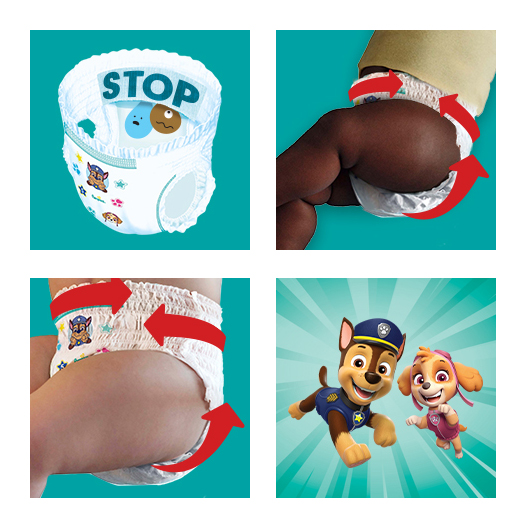 Scutece Pampers Pants Patrula Catelusilor M5 - imagine 2