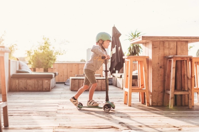 Trotineta Scoot and Ride Highwaykick 3 LED Forest - imagine 7