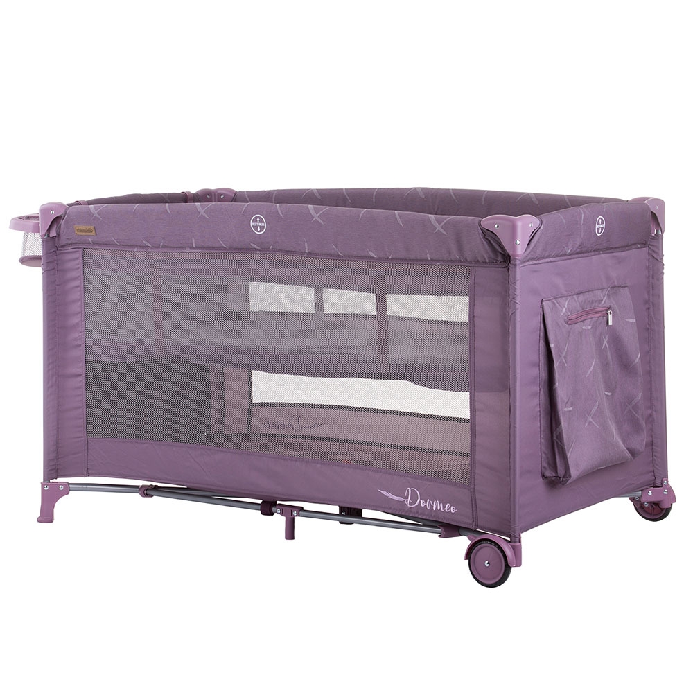 Patut pliabil Chipolino Dorme Lilac, 2 nivele - imagine 2