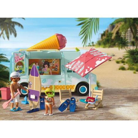 Playmobil Stand Inghetata si Surf Shop - Joc Creativ - imagine 6
