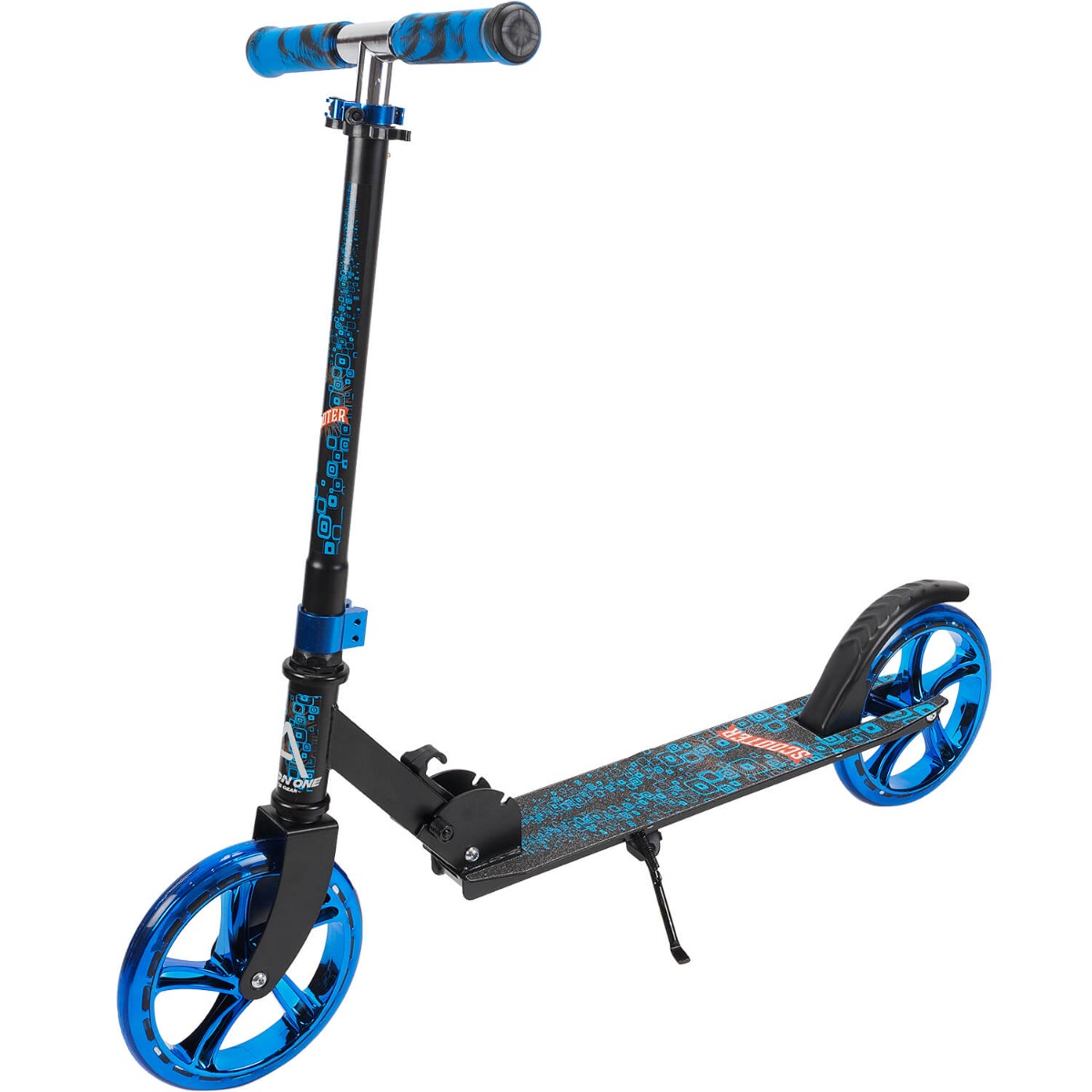 Trotineta Action One Pliabila Roti 200mm Albastru