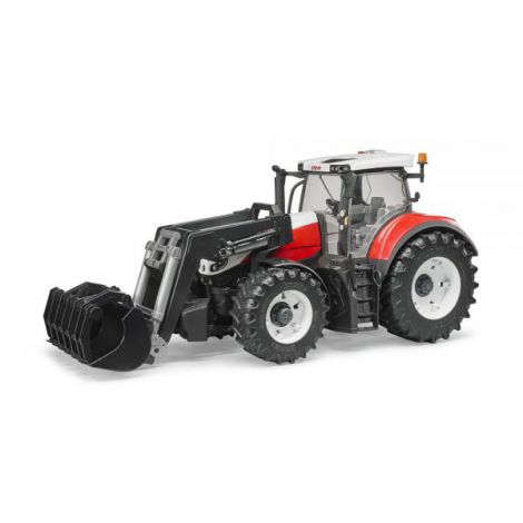 Bruder Tractor Steyr 6300 cu Încărcator Frontal