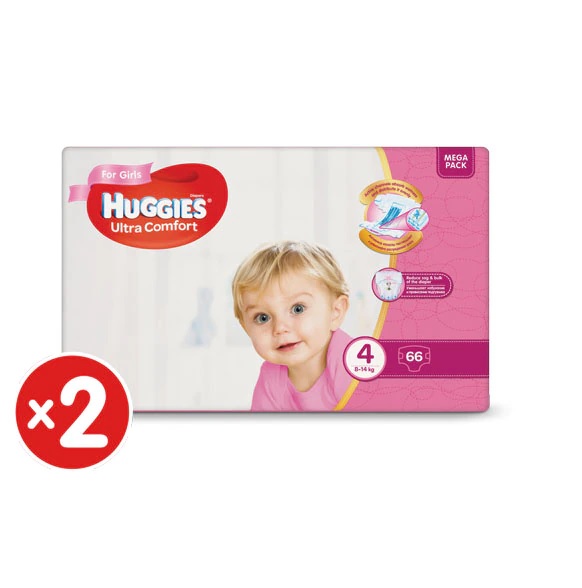 Scutece Huggies Girl Ultra Comfort 8-14kg - imagine 8