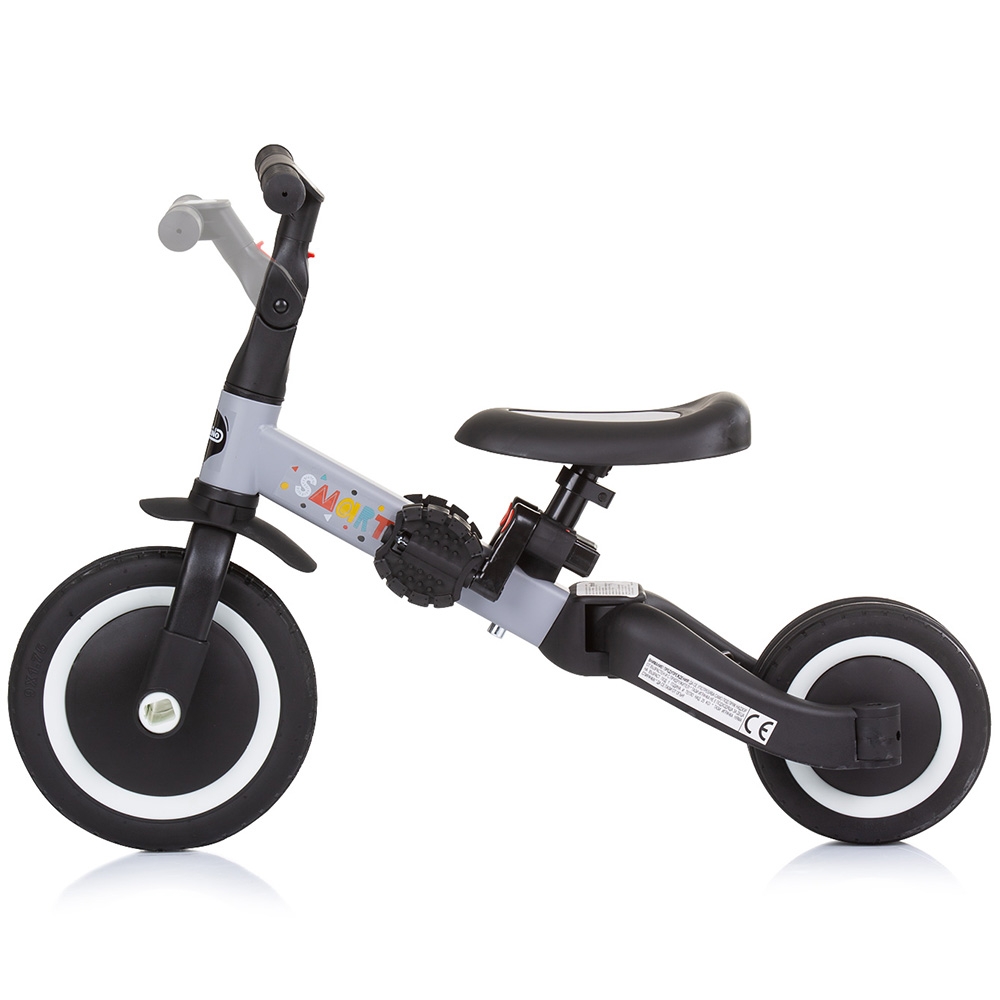 Chipolino Smarty Grey - Tricicleta 2 in 1, 1-25kg - imagine 5