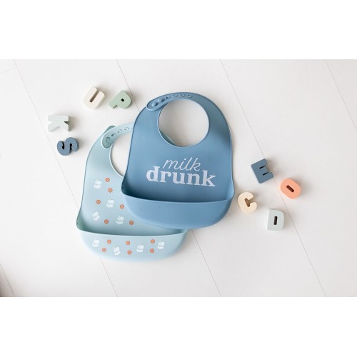 Set bavete silicon Pearhead Milk Drunk, Antipată