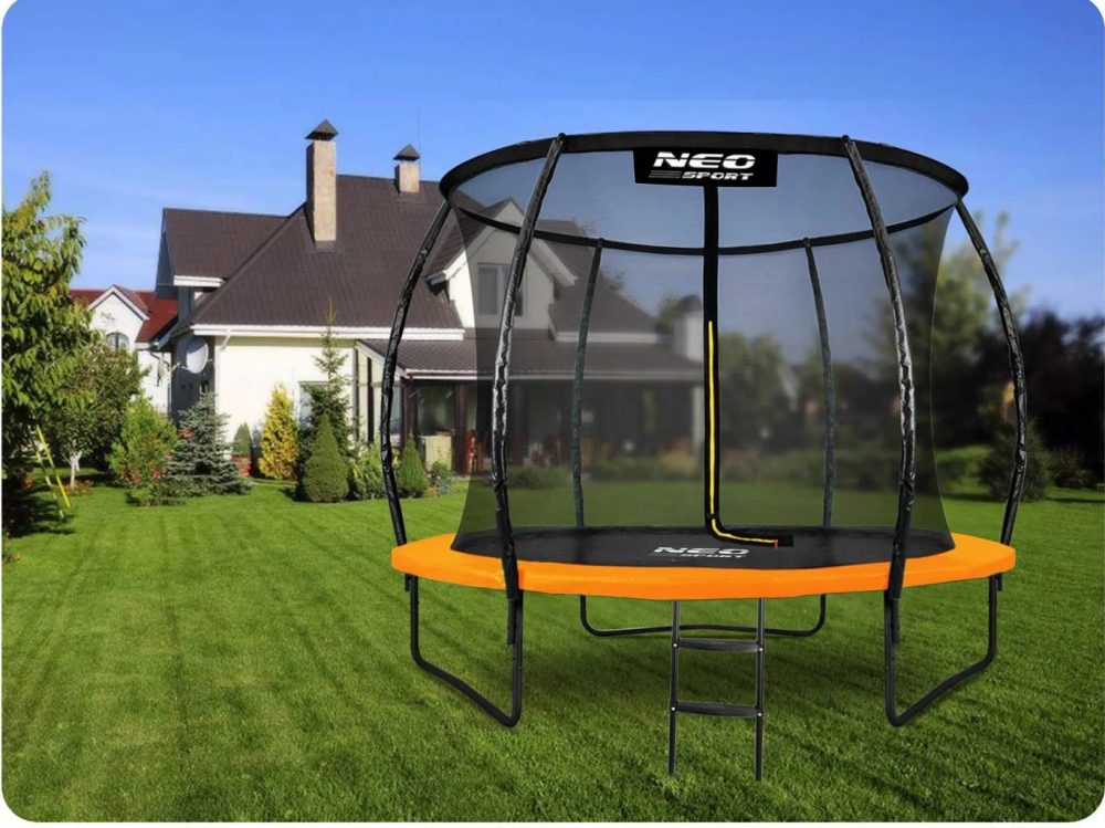 Trambulina Neo-Sport 252cm cu Plasa Interioară - imagine 4