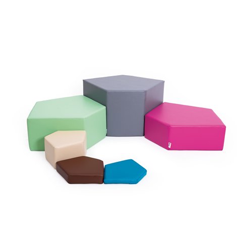 Traseu Motricitate 6 Piese Moje Bambino Oeko-Tex - imagine 3