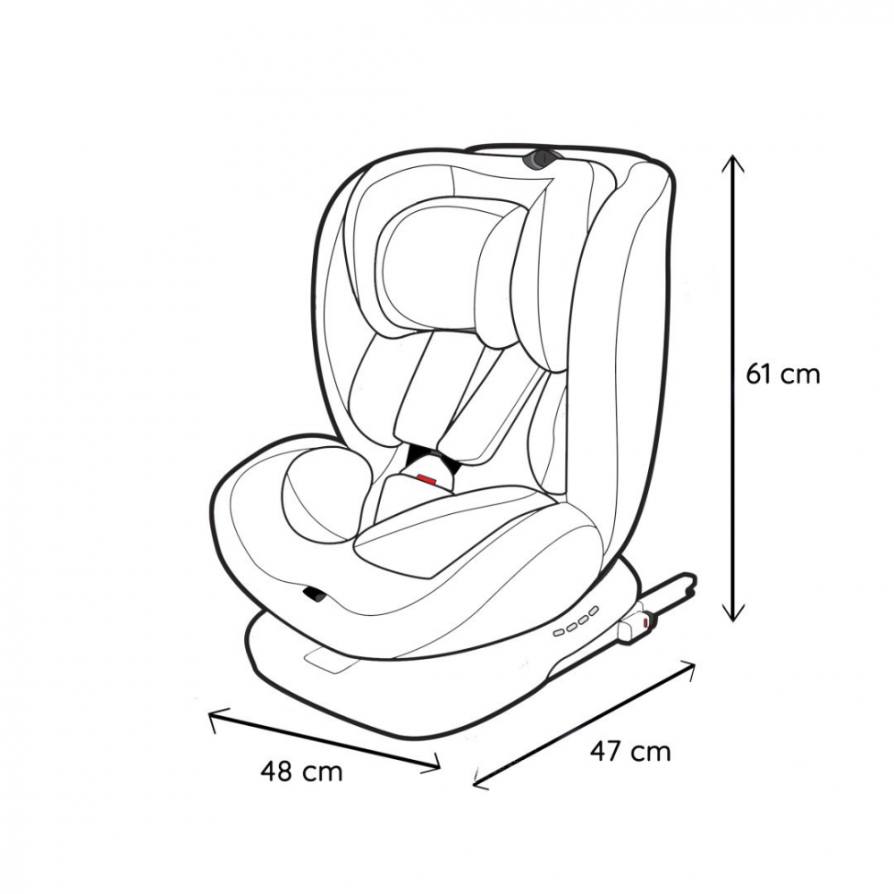 Scaun Auto Nania Dune Grey i-Size 0-36kg - imagine 6