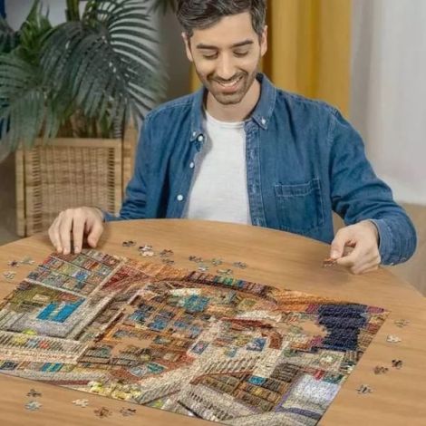 Puzzle 1000 piese Libraria Fantastica | Ravensburger - imagine 2