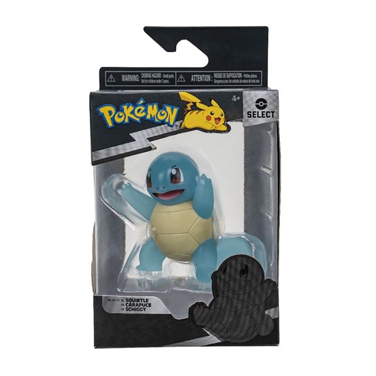 Figurina Pokemon Squirtle Select Translucent, 7 cm