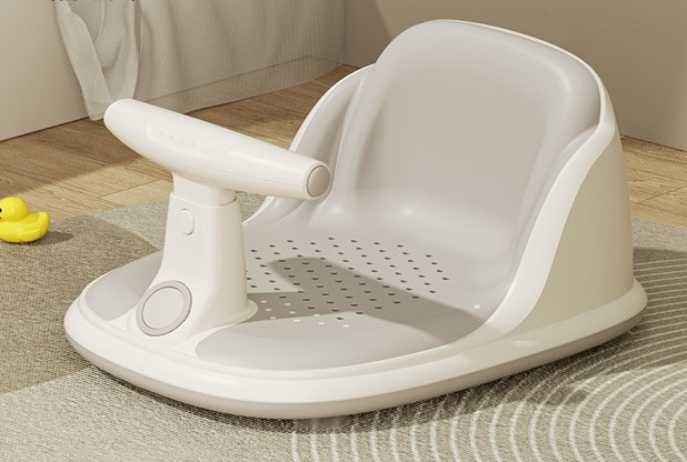 Scaun baie Little Mom Cream - Siguranță maximă - imagine 4