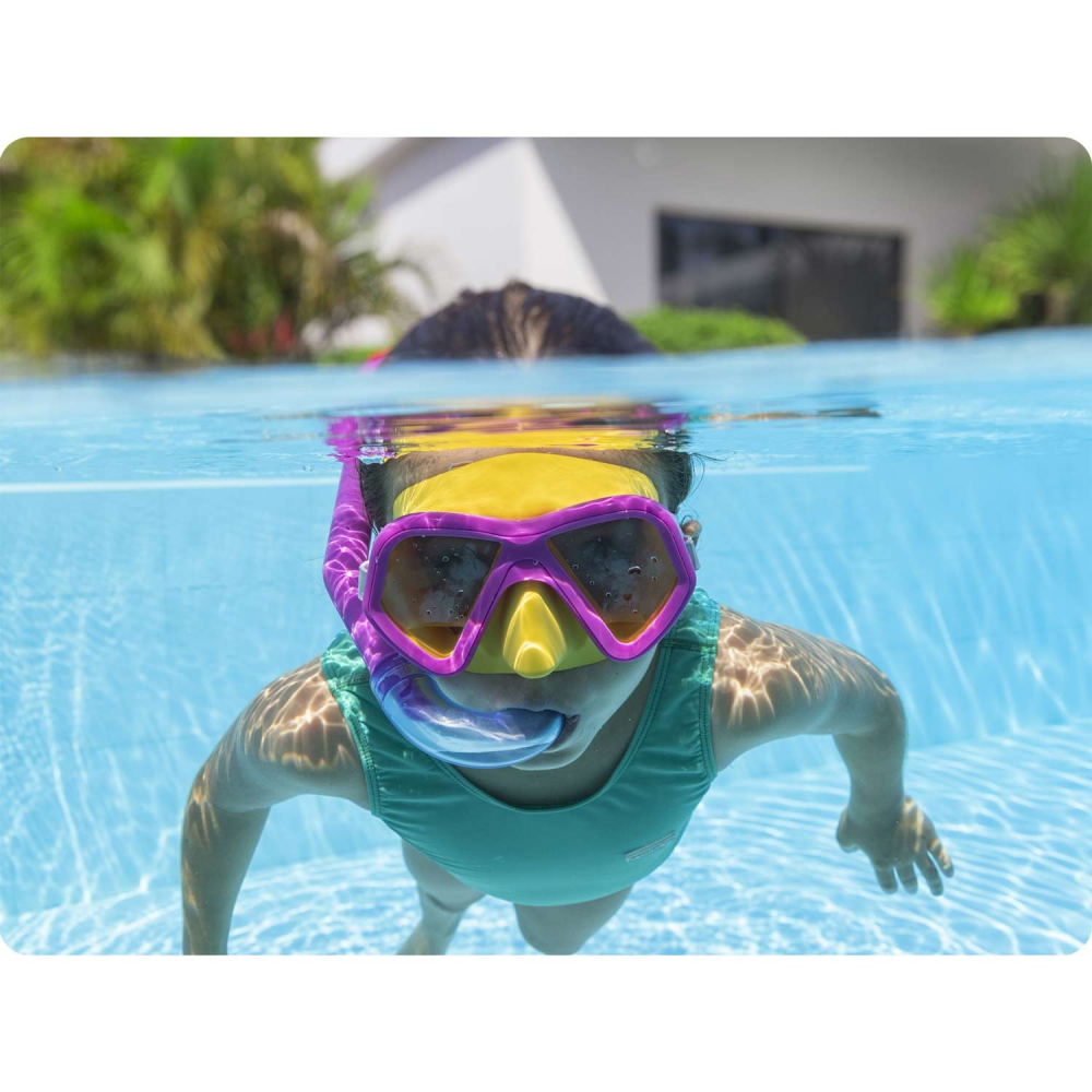 Set Snorkeling Copii Bestway - Aventura Roz - imagine 3