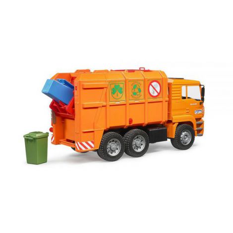 Bruder Camion Gunoi MAN TGA – Jucarie Interactiva - imagine 3