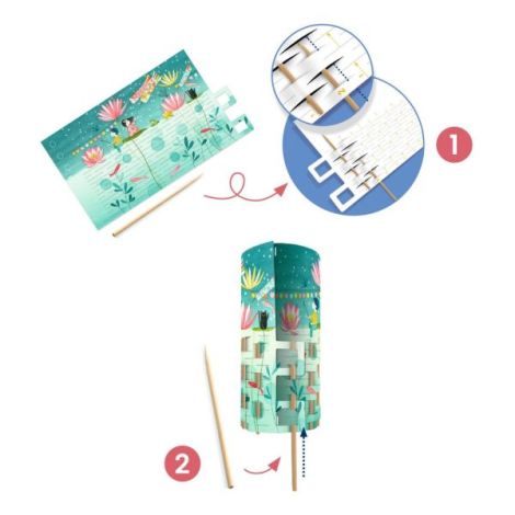 Joc DIY Dansul Licuricilor Djeco - Creativitate - imagine 5