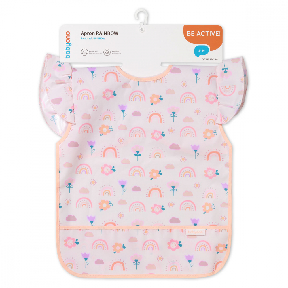 Baveta Impermeabilă Babyono Curcubeu - Protecție Excelentă