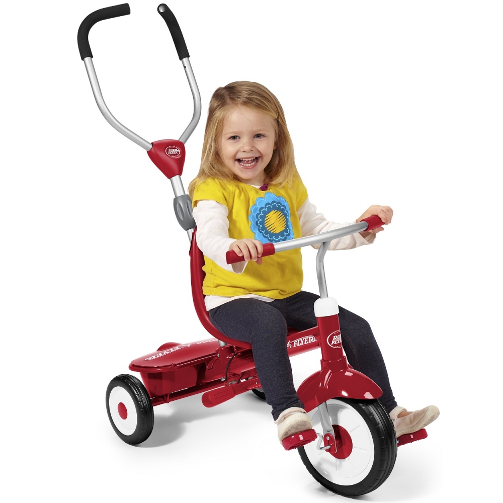 Tricicleta Radio Flyer 4 în 1 cu Control Direcție - imagine 4