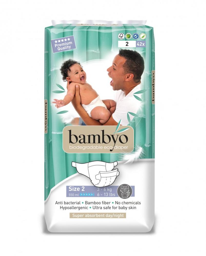 Scutece Bambyo Eco Nr. 2 | Absorbție Excelentă