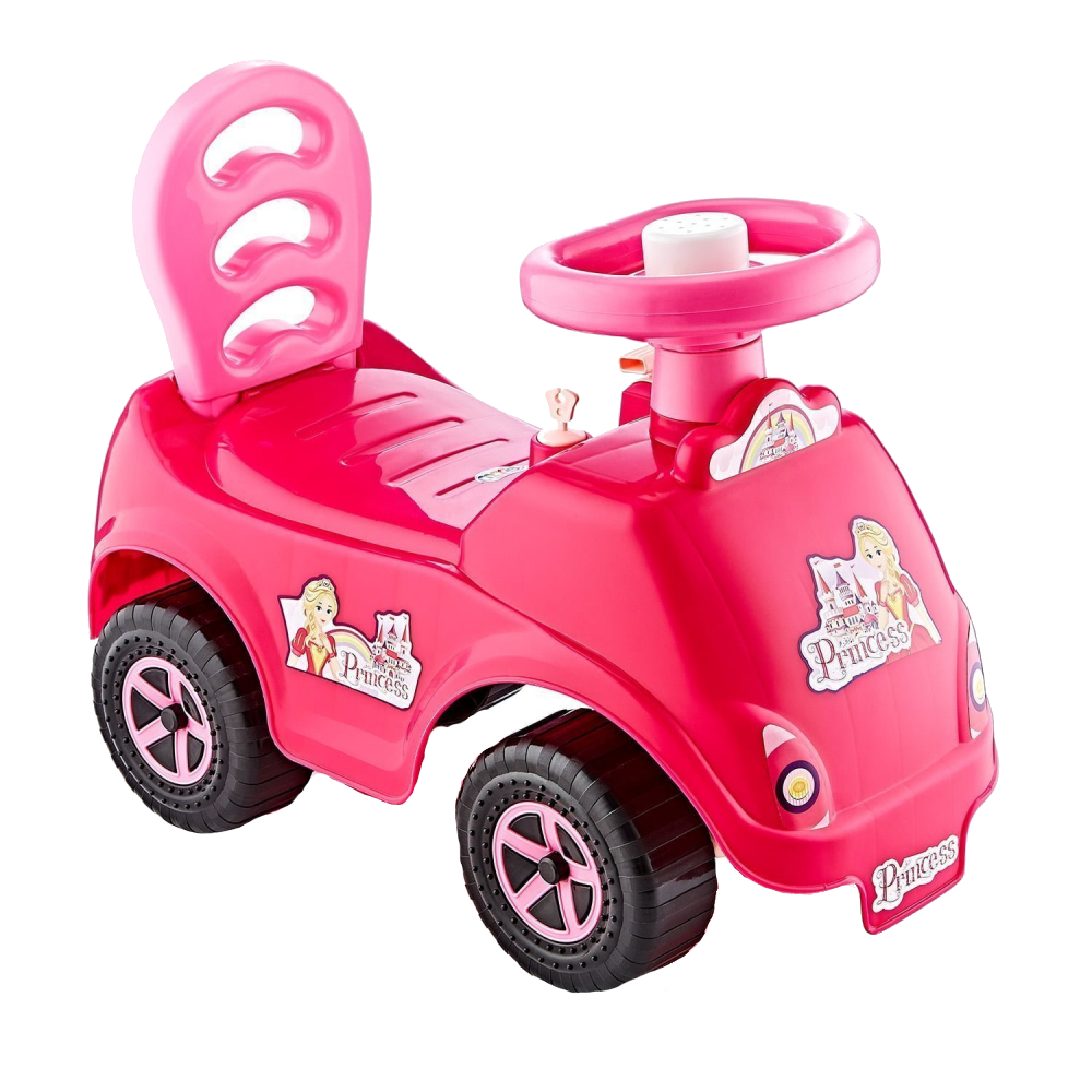 Masinuta Guclu Toys Selena Pink cu Spatar - imagine 2
