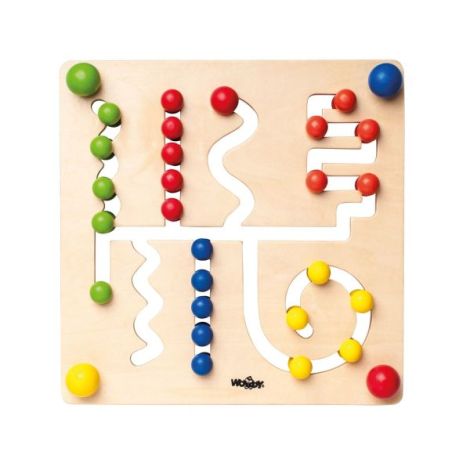 Labirint cu Bile Woodyland - Jucărie Educativă Lemn - imagine 2