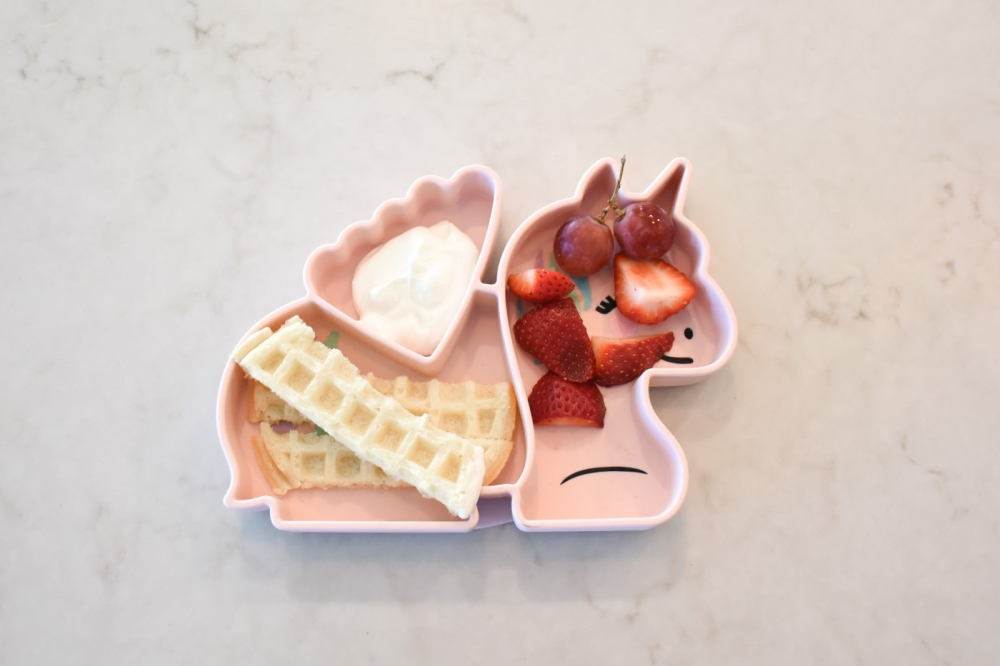 Farfurie Silicon Melii Unicorn cu Ventuza - imagine 7