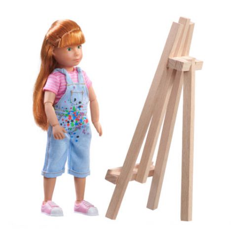 Papusa Kathe Kruse Chloe Pictorita, 23 cm - imagine 2