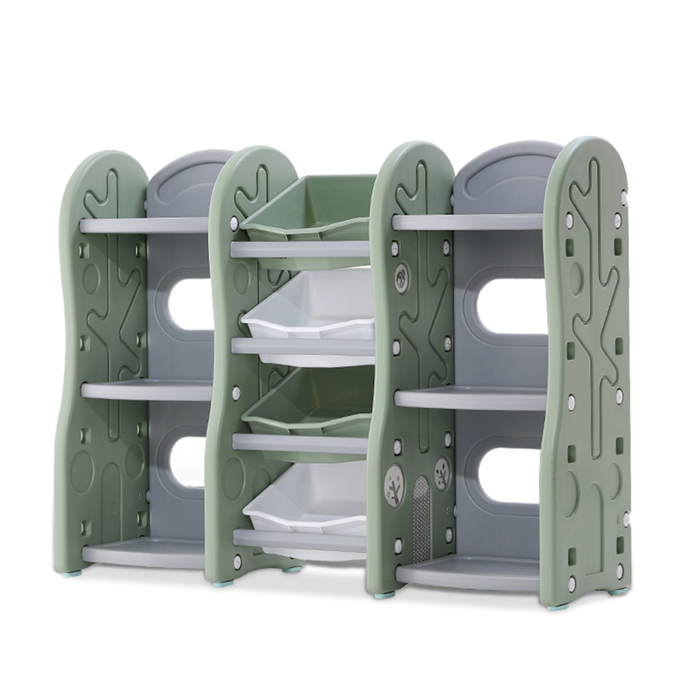 Raft Jucării Nichiduta Tree Green | 4 Cutii + 6 Rafturi