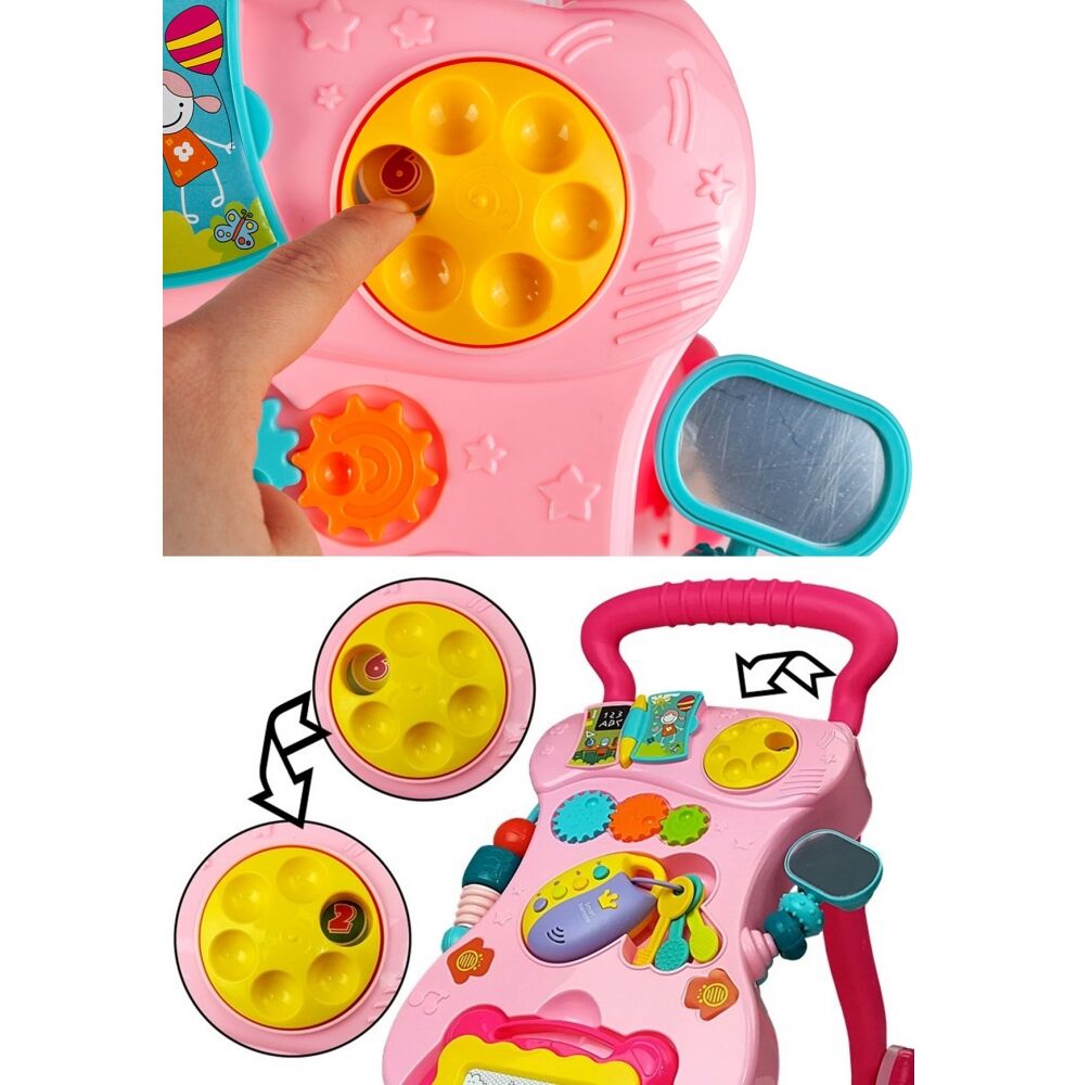 Antepremergator MalpPlay Pink Interactiv cu Tablă - imagine 3