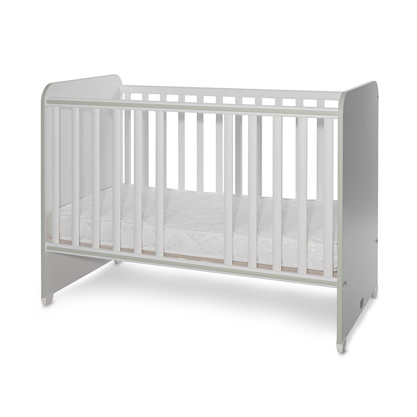 Patut Sweet Dream 60x120 cm Lorelli, Alb cu Verde