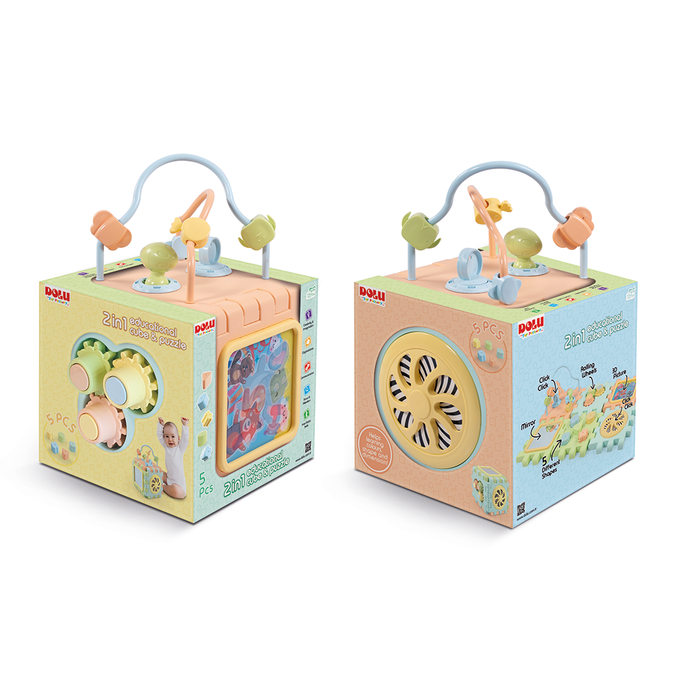 Dolu Cub 2 in 1 Pastel - Jucarie Educativa
