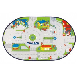 Covor joaca Trafic Miniland, educativ, lavabil - imagine 3