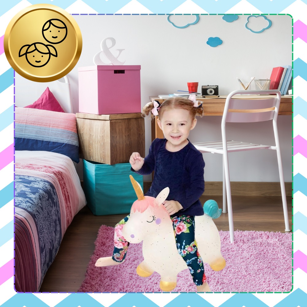 Jumper Unicorn NiceKids cu pompă | Jucărie exterior - imagine 7
