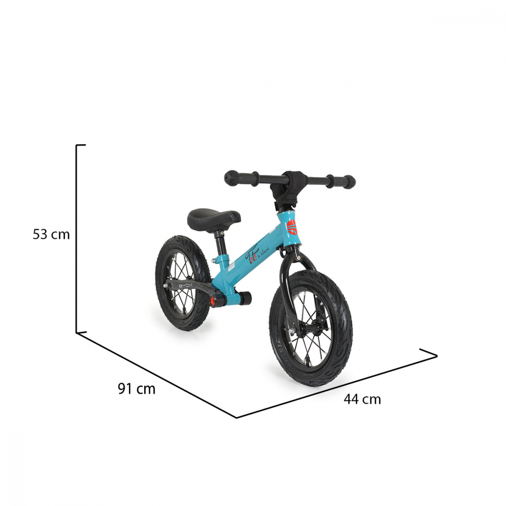 Bicicleta Byox Toto Blue 12 inch, Fară Pedale - imagine 4