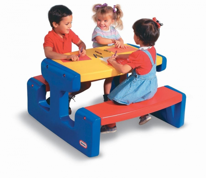 Măsuță Picnic Little Tikes, pentru Exterior, Multicolor