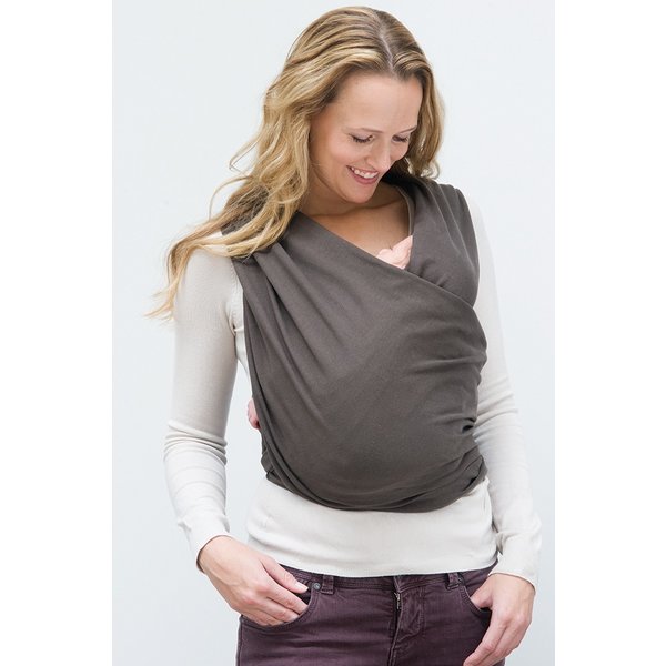 Babylonia Tricot Slen Organic Wrap Gri, Purtare Ergonomică