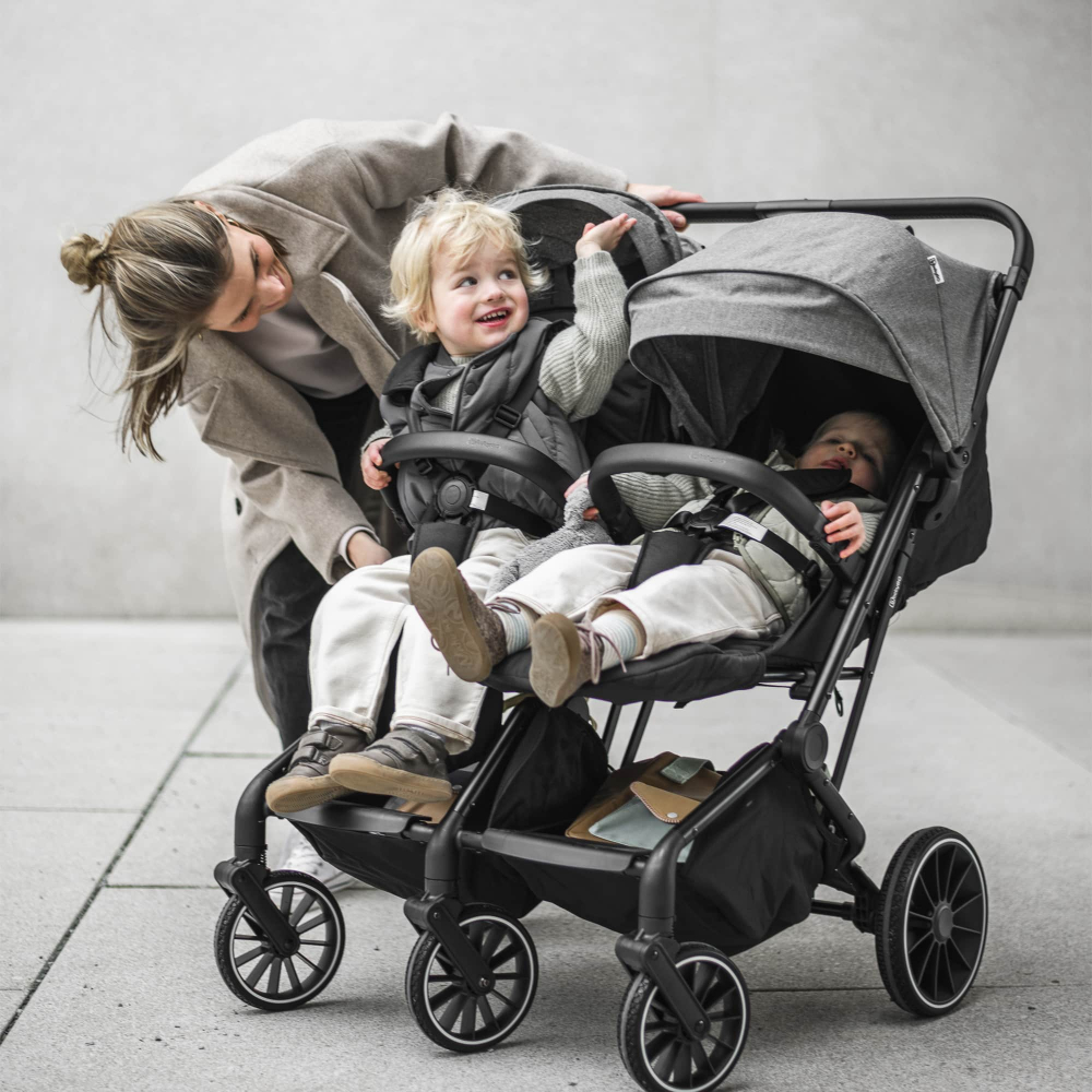 Carucior Gemeni BabyGo GoTwince Green - imagine 3