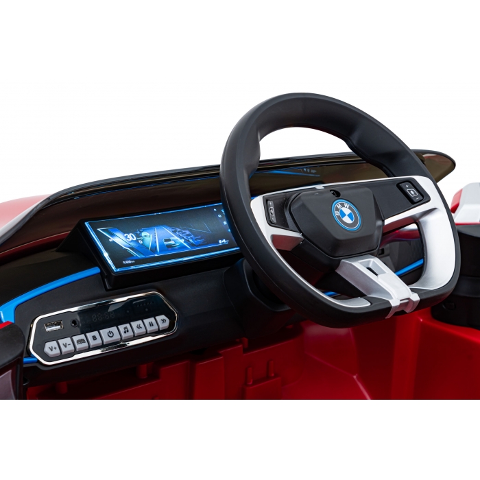 Masinuta Electrica BMW i4 Rosu 50W cu Telecomanda - imagine 2