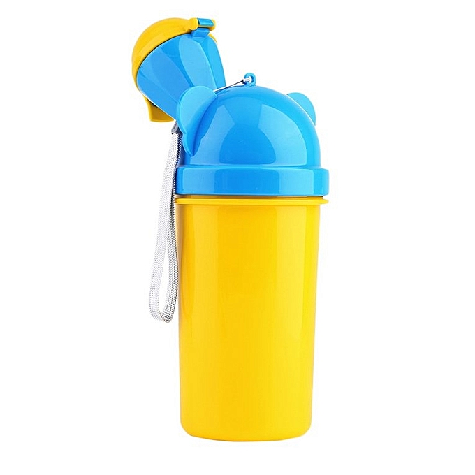 Pisoar Little Mom Trainer Portabil, Galben - imagine 10