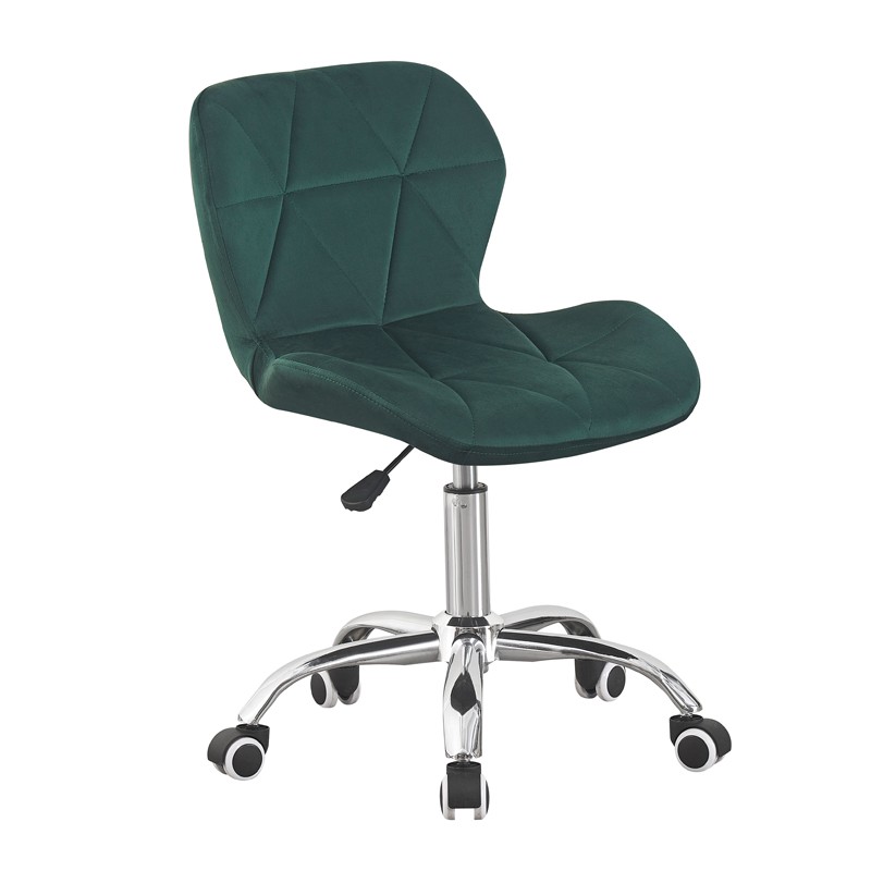 Scaun Birou Procart Velvet Verde Reglabil - imagine 6