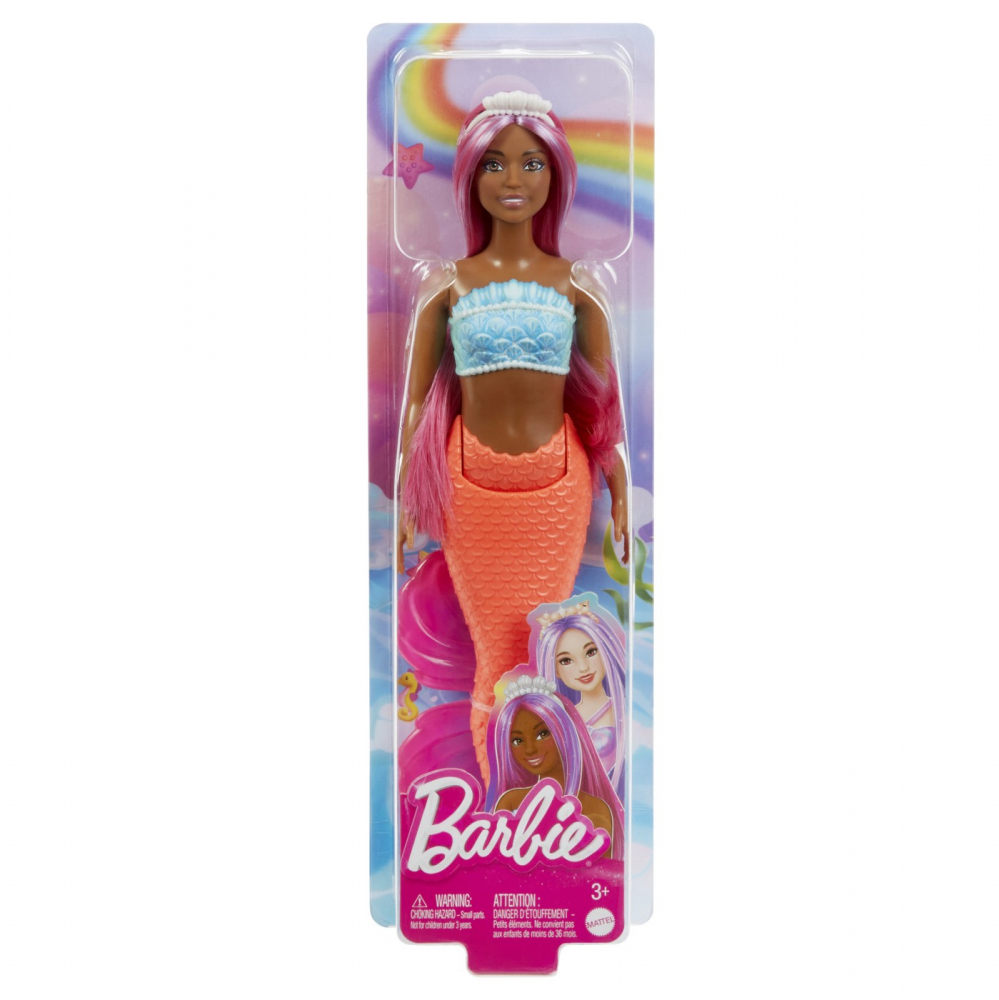 Barbie Dreamtropia Papusa Sirena Par Magenta