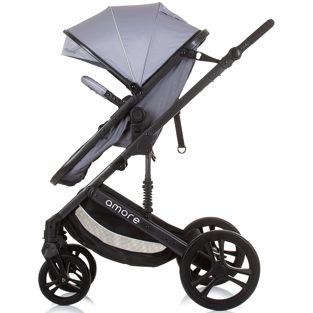 Carucior Chipolino Amore 2 in 1 Ash Grey, 0-22 kg - imagine 3