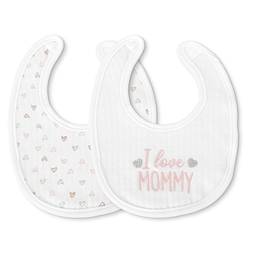 Bavete Lorelli Bumbac cu Velcro - Set 2 Bucăți - imagine 4