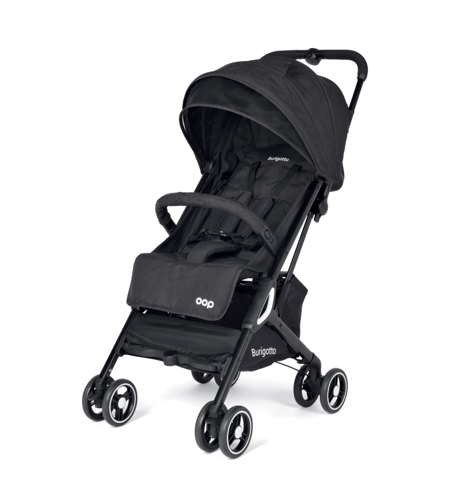 Carucior Burigotto Black 0-22 kg, Ultra Compact